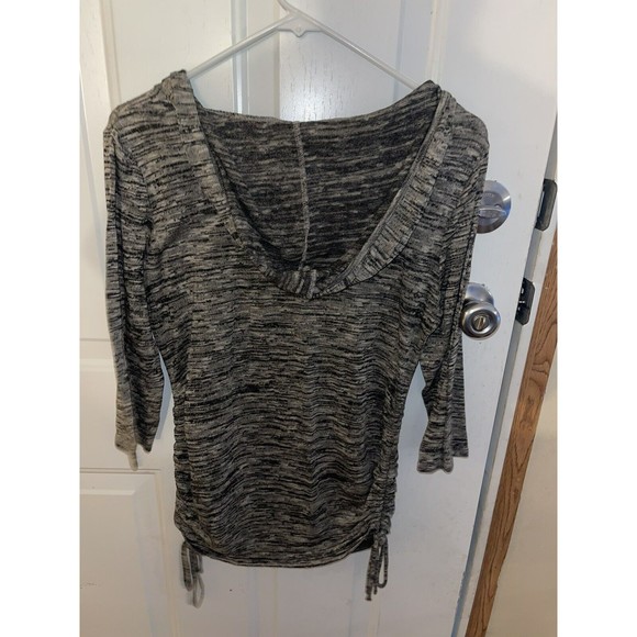 Women Ladies Maternity Hooded Blouse Motherhood Size Large - Picture 3 of 3